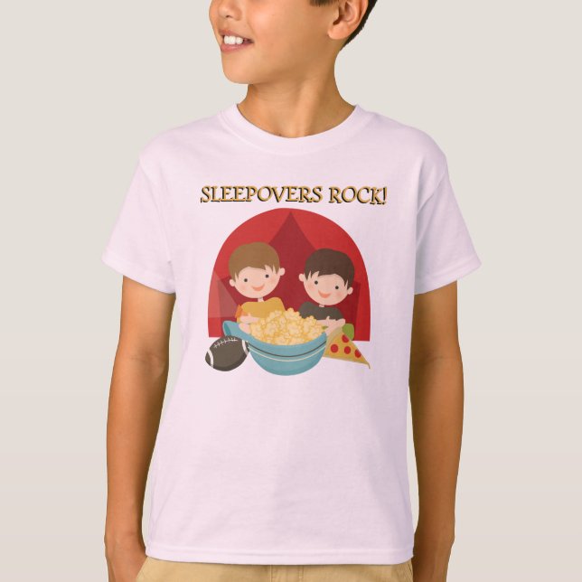 T-shirts Rocha dos Sleepovers (Frente)