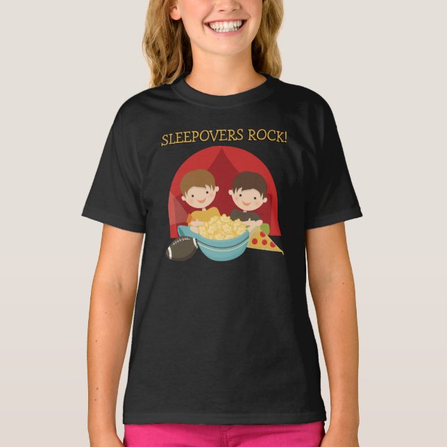 T-shirts Rocha dos Sleepovers (Frente)