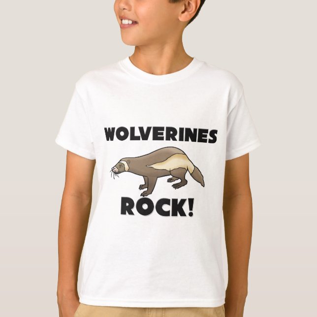 T-shirts Rocha dos Wolverines (Frente)