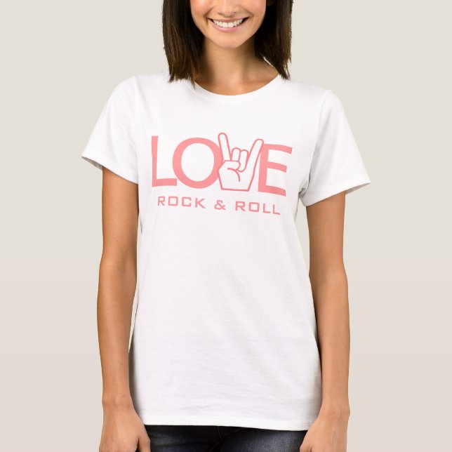 T-shirts Rocha & rolo do amor (Frente)