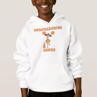 T-shirts Rochas Cheerleading, alaranjadas