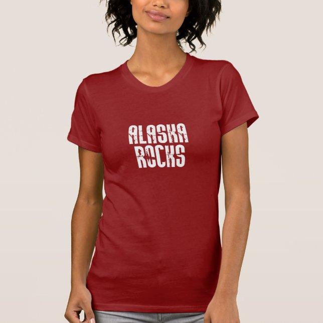 T-shirts Rochas de Alaska (Frente)