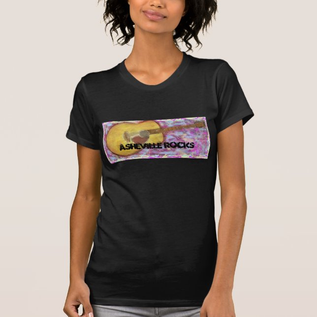 T-shirts Rochas de Asheville (Frente)