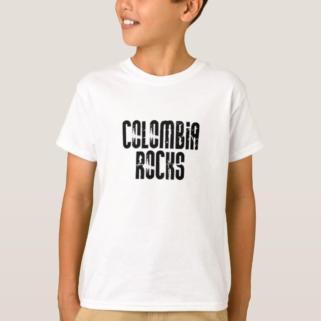 T-shirts Rochas de Colômbia (Frente)