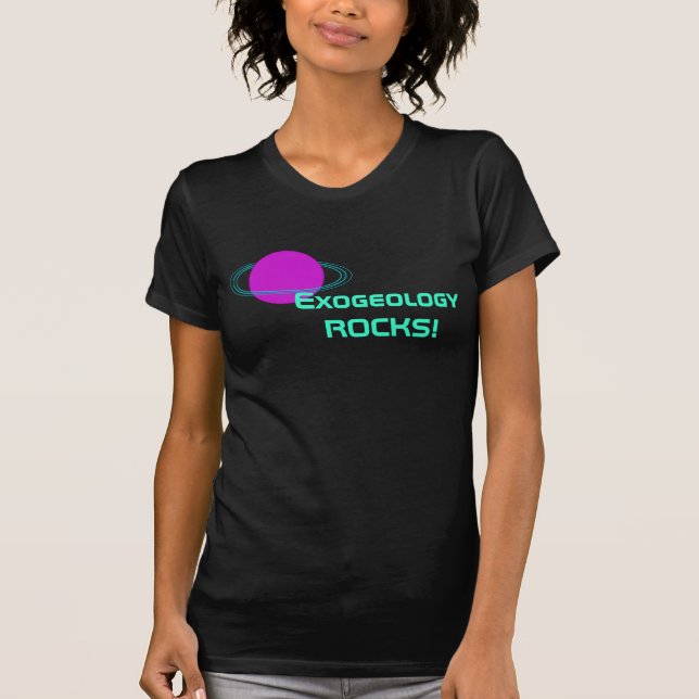 T-shirts ROCHAS de Exogeology! (Frente)