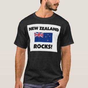 T-shirts Rochas de Nova Zelândia