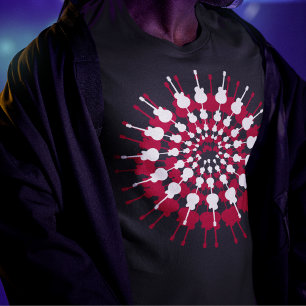 T-shirts rock de guitarra legal