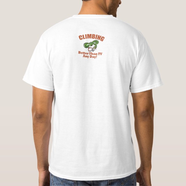 T-shirts Rock, Montanha Subindo (Verso)