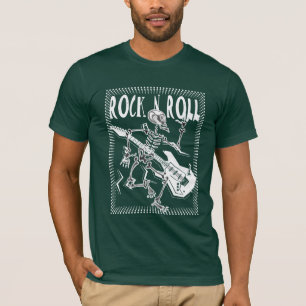 T-shirts Rock N Roll Skeleton