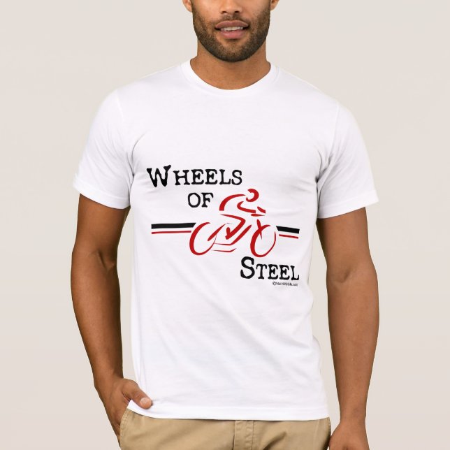 T-shirts Rodas De Aço (Frente)