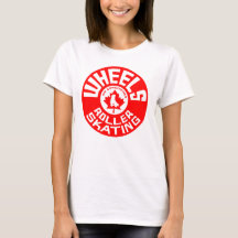 Rodas Vermelho/Impressão Branco