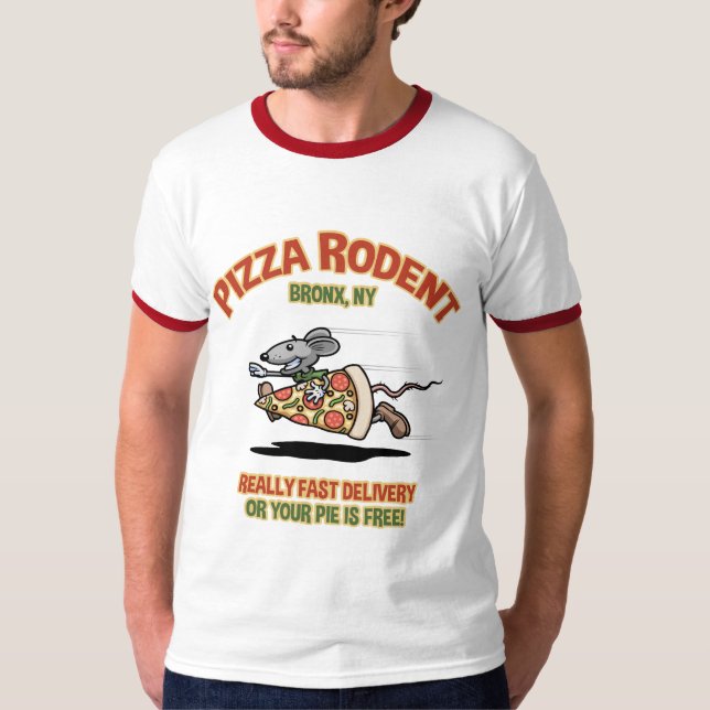 T-shirts Roedor da pizza (Frente)
