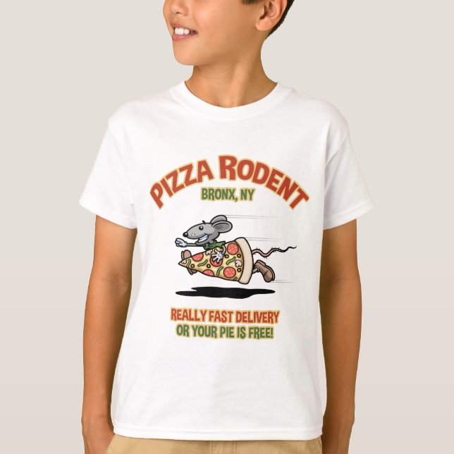 T-shirts Roedor da pizza (Frente)