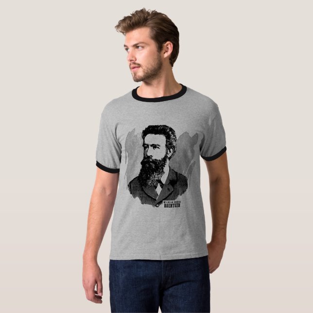 T-shirts Roentgen de Wilhelm Conrad (Frente Completa)