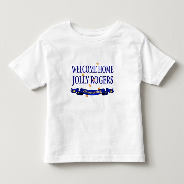 T-shirts Rogers alegre Home bem-vindo (Frente)