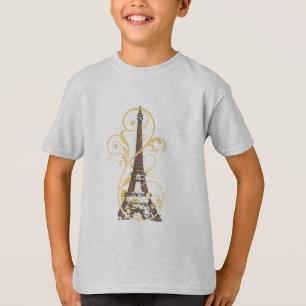 T-shirts Rolamentos e Torre Eiffel