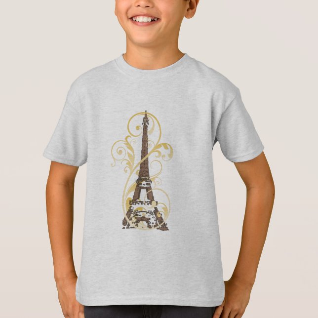 T-shirts Rolamentos e Torre Eiffel (Frente)
