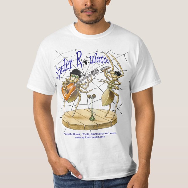 T-shirts Roleta T da aranha (Frente)