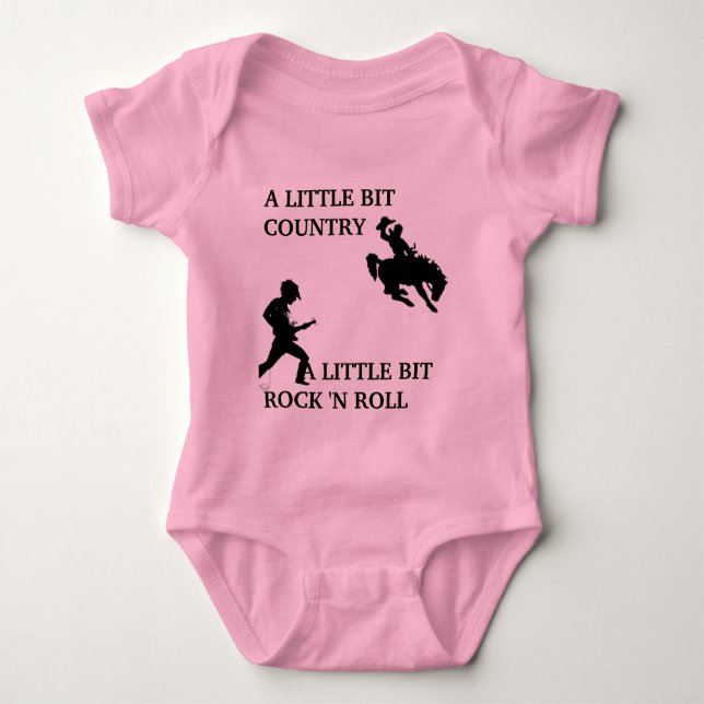 T-shirts rolo do country rock n (Frente)