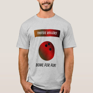 T-shirts Rolos do Tootsie, bacia para o divertimento!