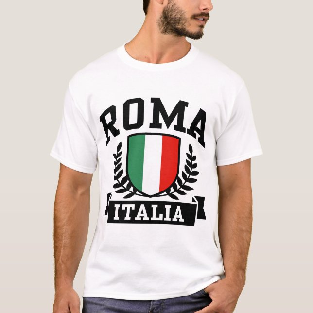 T-shirts Roma Itália (Frente)