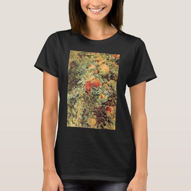 T-shirts Romãs II por John Singer Sargent (Frente)