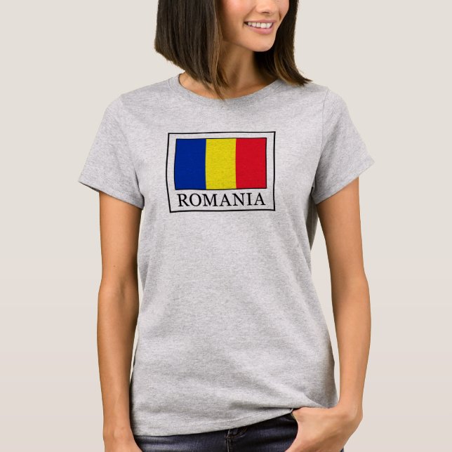 T-shirts Romênia (Frente)