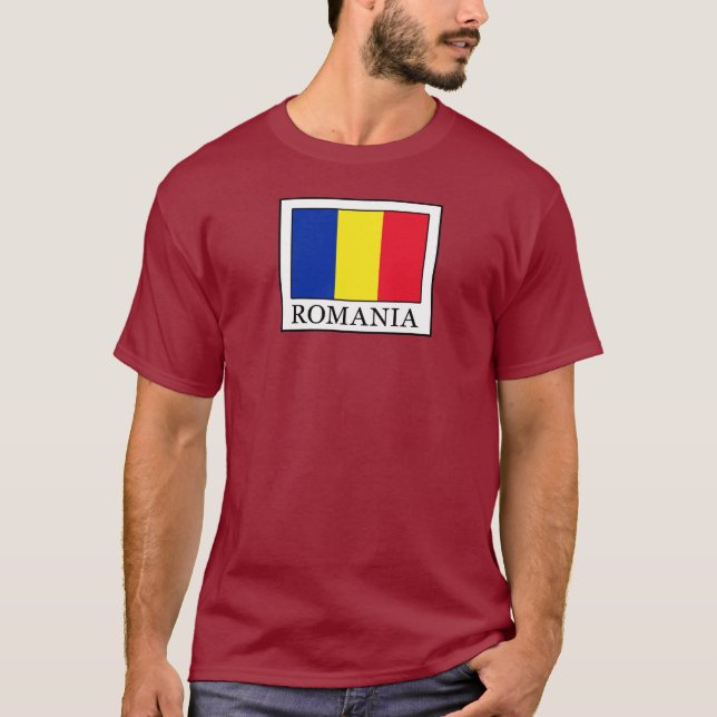 T-shirts Romênia (Frente)