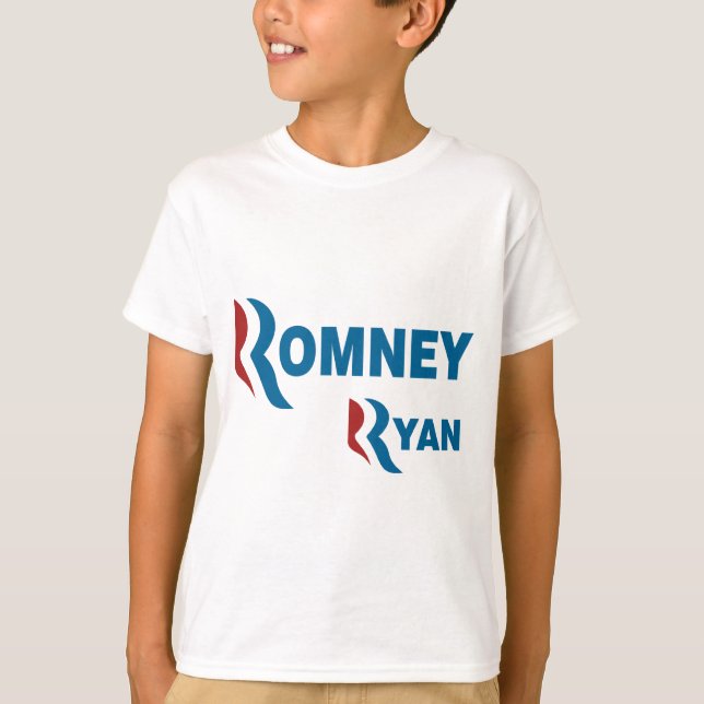 T-shirts Romney - Ryan (Frente)