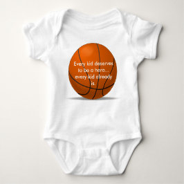 T-shirts Romper adorável, loving do basquetebol