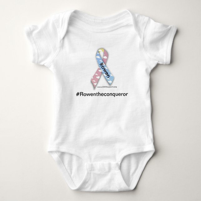 T-shirts Romper oficial da criança do #Rowentheconqueror (Frente)