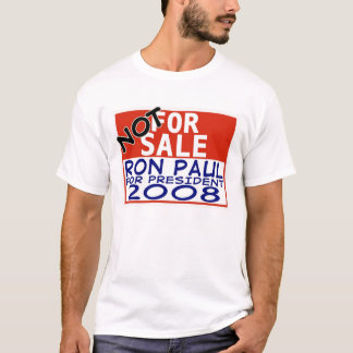 T-shirts Ron Paul não é para a venda