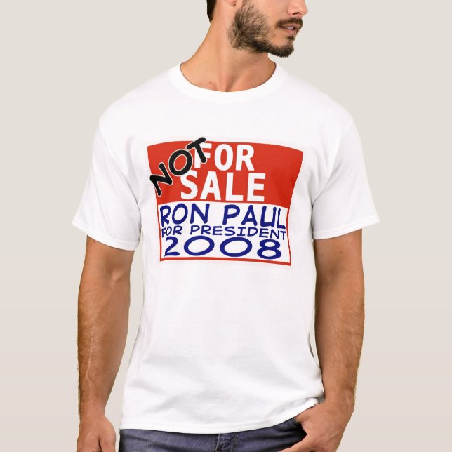 T-shirts Ron Paul não é para a venda (Frente)