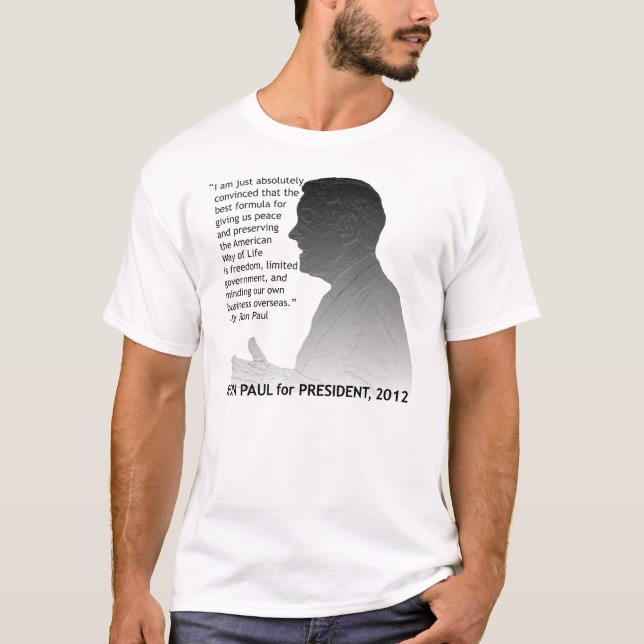 T-shirts Ron Paul para o presidente (Frente)