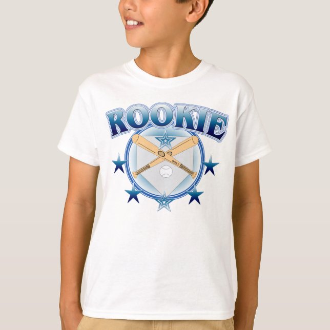 T-shirts Rookie Baseball (Frente)