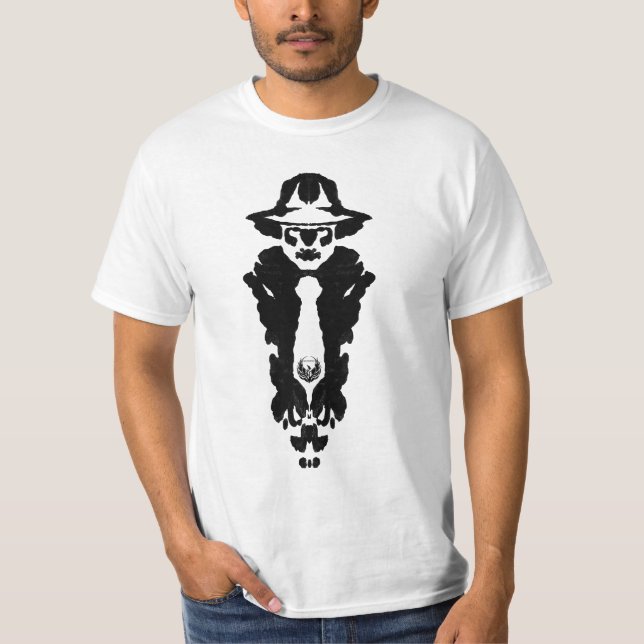 T-shirts Rorshach (b/w) (Frente)
