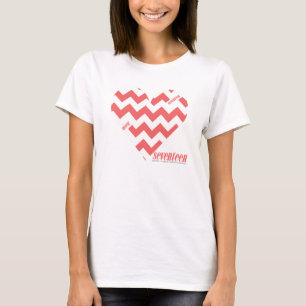 T-shirts Rosa 3 do ziguezague