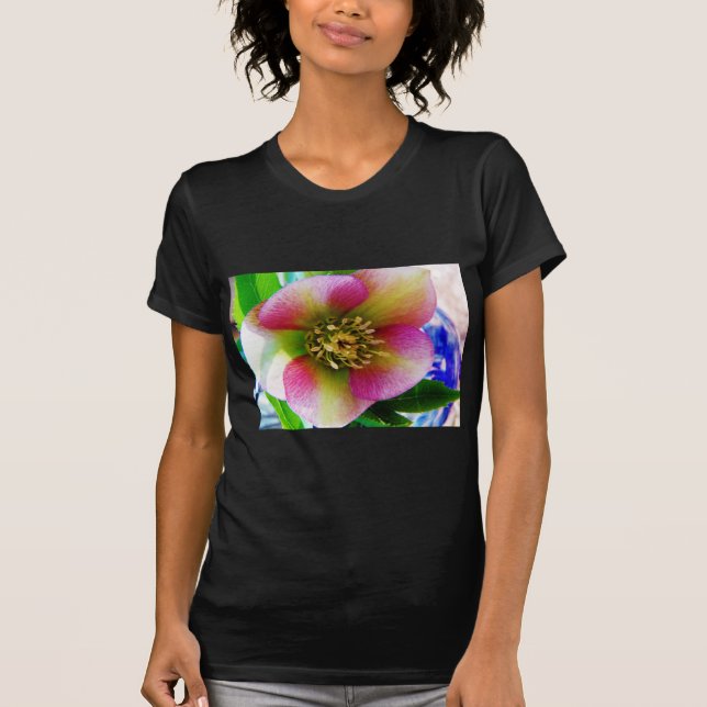 T-shirts Rosa cor-de-rosa, (Frente)