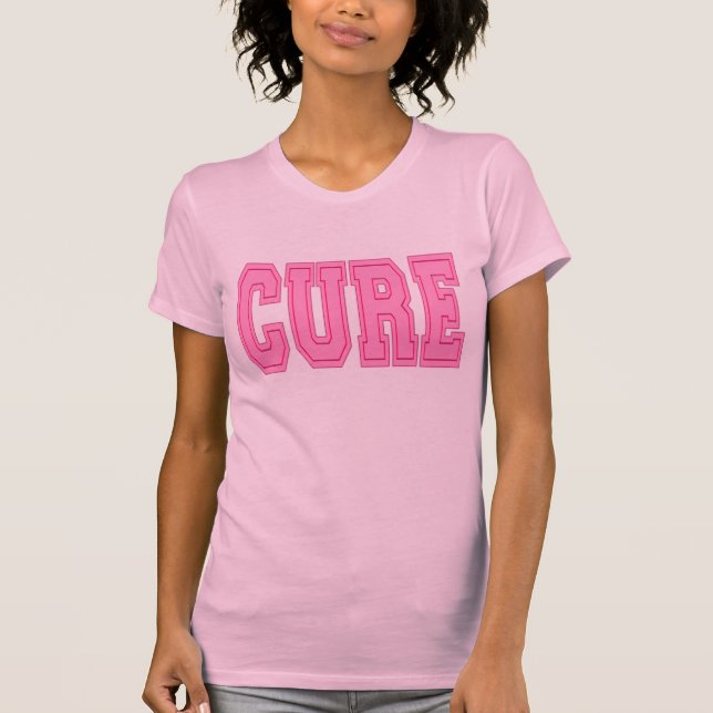T-SHIRTS ROSA CURE CÂNCER (Frente)