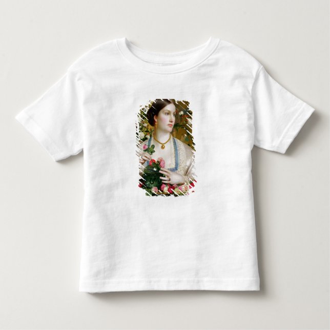 T-shirts Rosa da benevolência, 1866 (óleo no painel) (Frente)