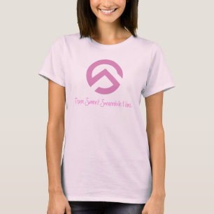 T-shirts Rosa do símbolo dos TS