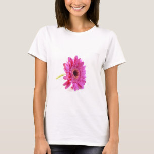T-shirts rosa no branco