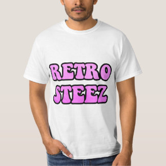T-shirts Rosa quente Steez retro