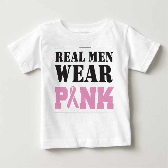 T-shirts Rosa real do desgaste de homens (Frente)