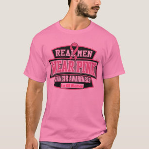 T-shirts Rosa real para todas as mulheres - cancro da mama