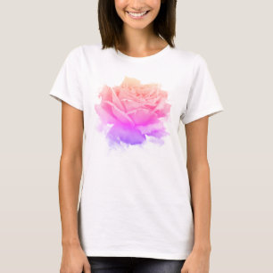 T-shirts rosa-rosa, flor legal