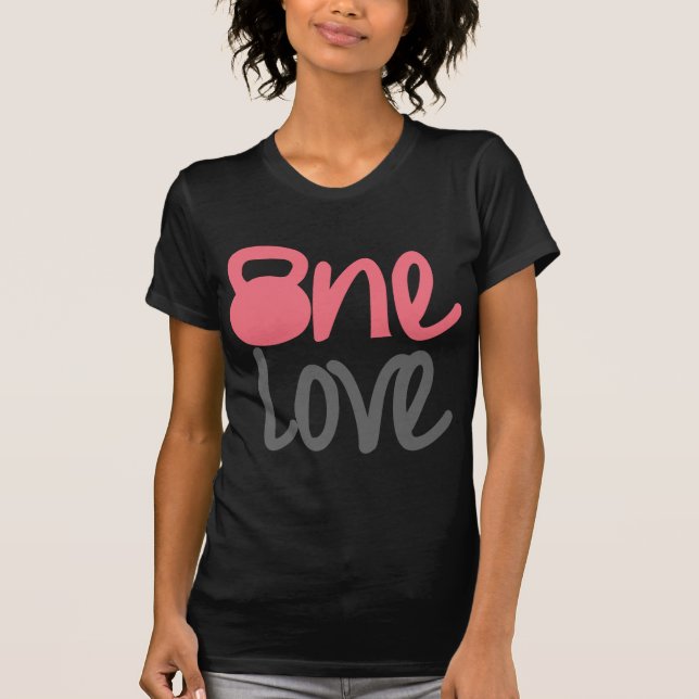 T-shirts Rosa "um amor " (Frente)