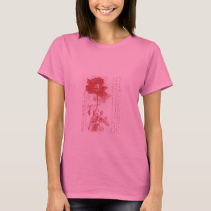 T-shirts Rosa vermelha