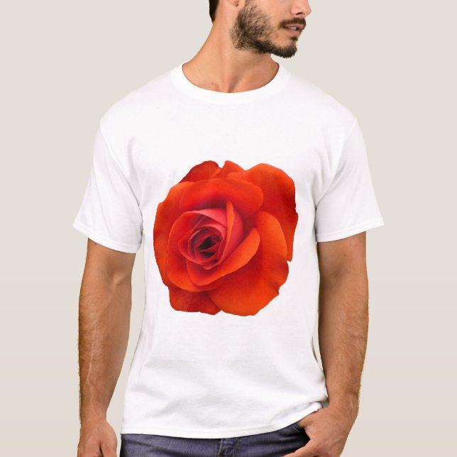 T-shirts Rosa Vermelha (Frente)