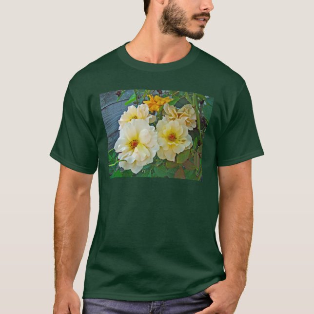 T-shirts Rosas Amarelas (Frente)